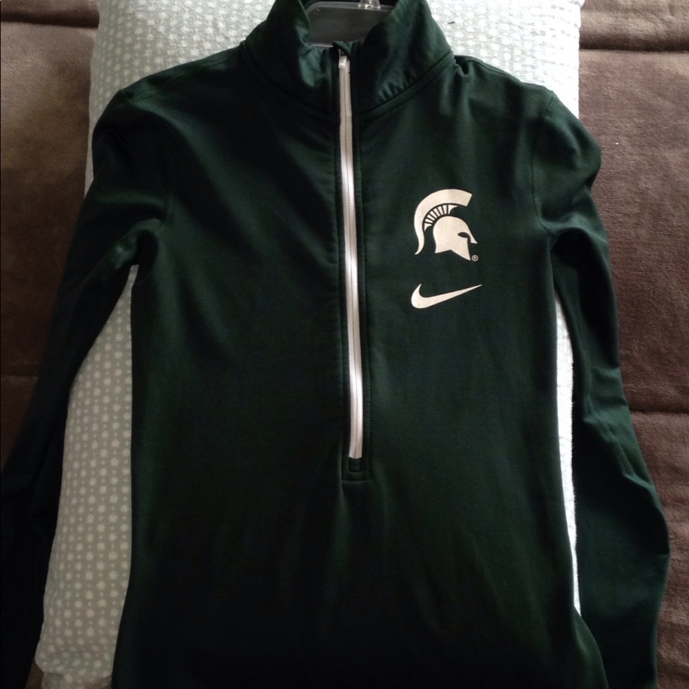 Nike Spartans women's zip up shirt